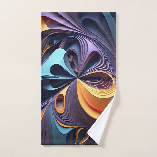 cortina de ducha abstracta (Toalla de mano)