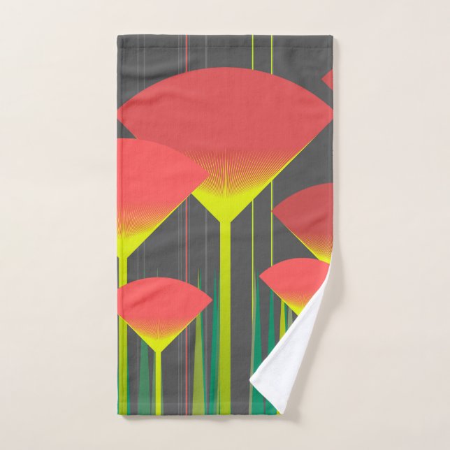 cortina de ducha abstracta (Toalla de mano)