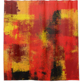 Cortina de ducha abstracta de 1963