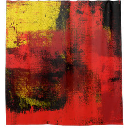 Cortina de ducha abstracta de 1965