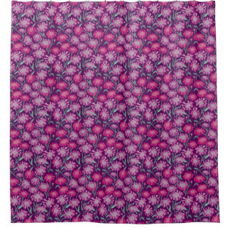 Cortina De Ducha Acianos en crayón rosa burgundy