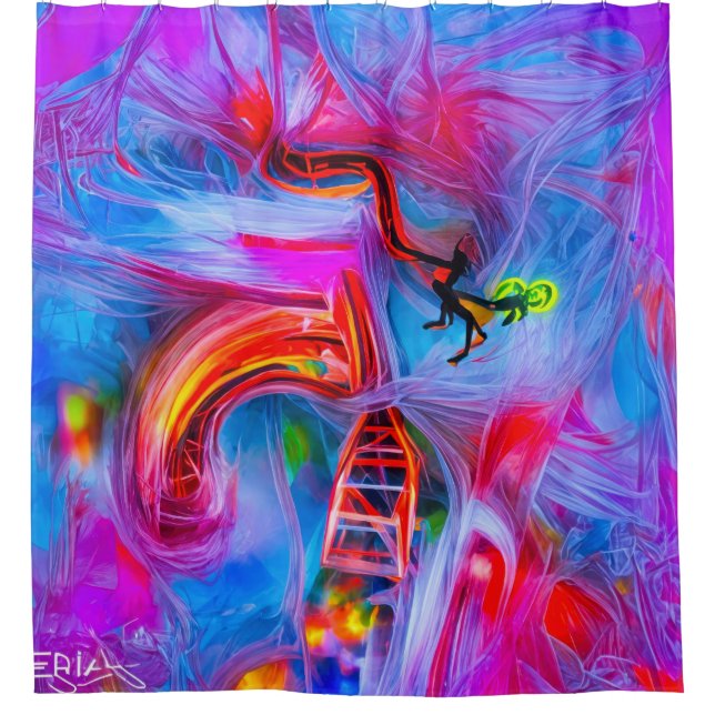 Cortina De Ducha Acrofobia (Anverso)