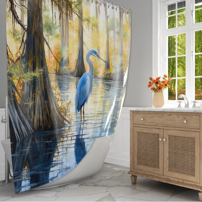 Cortina De Ducha Acuarela Gran Cisma Azul de Perón (Subido por el creador)