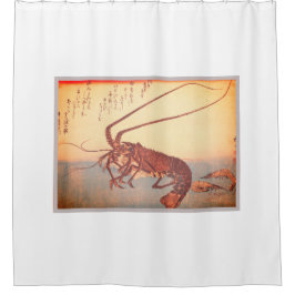 Cortina de ducha ADAPTABLE del JAPONÉS WOODBLOCK