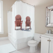 Adirondack Brown Beach preside una cabaña rústica