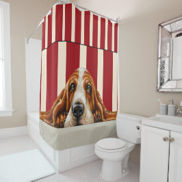 Cortina De Ducha Adorbs Basset Hound