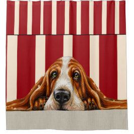 Cortina De Ducha Adorbs Basset Hound