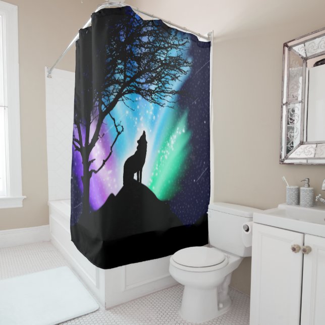 Cortina De Ducha Afeite nocturno (In situ)