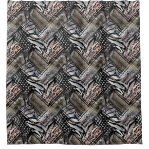 Cortina De Ducha Africano, étnico.