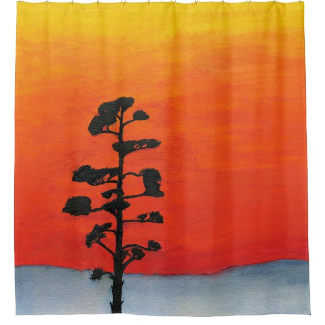 Cortina De Ducha Agave Sunset (Anverso)