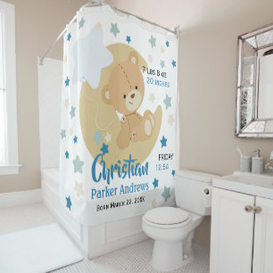 Cortina De Ducha Agradable niño bebé de osito de peluche