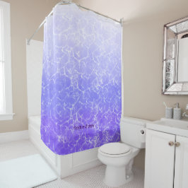 Cortina De Ducha Agua fresca y limpia, clara y púrpura