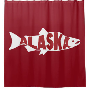 Cortina de ducha Alaska Salmon