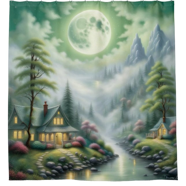 Cortina De Ducha "Aldea del río Luna" (Anverso)