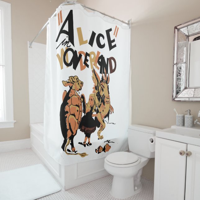 CORTINA DE DUCHA ALICE EN WONDERLAND (In situ)