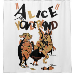 CORTINA DE DUCHA ALICE EN WONDERLAND