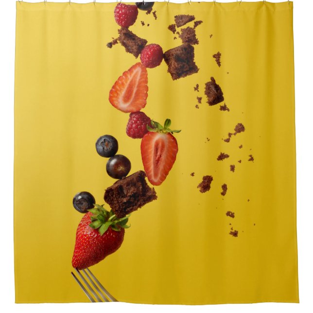 Cortina De Ducha Alimentos de bonito (Anverso)