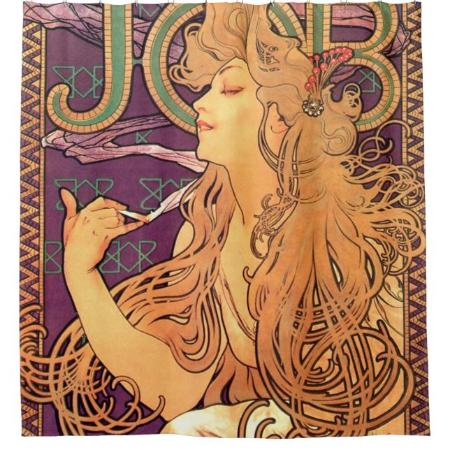 Cortina De Ducha Alphonse Mucha - Job (Anverso)