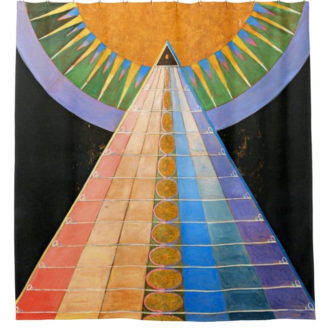 Cortina De Ducha Altarpe de Hilma Af Klint No 1 (Anverso)