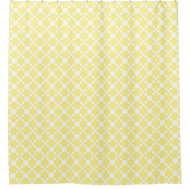 Cortina De Ducha Amarillo Mantequilla (Anverso)