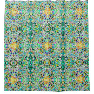 Cortina De Ducha Amarillo verde