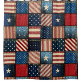 Cortina De Ducha American Patchwork Image