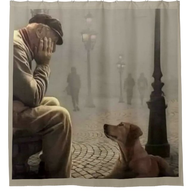 CORTINA DE DUCHA AMIGOS PARA SIEMPRE (Anverso)