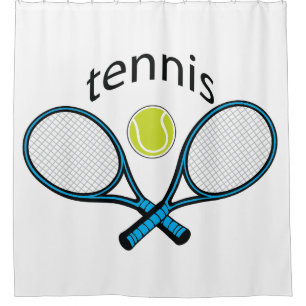 Cortina De Ducha Amo el tenis