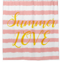 Amor de Verano Rayas Blancas Rosa Pastel