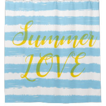 Amor de Verano Rayas Blancas y Azules Celestes