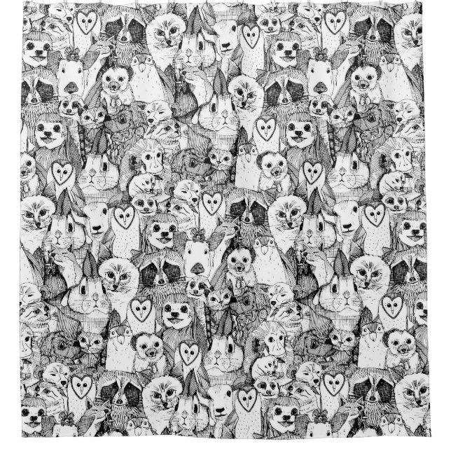 Cortina De Ducha amor y abrazos (Anverso)