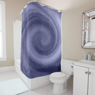 Cortina De Ducha Amortiguador líquido azul violeta marina moderna