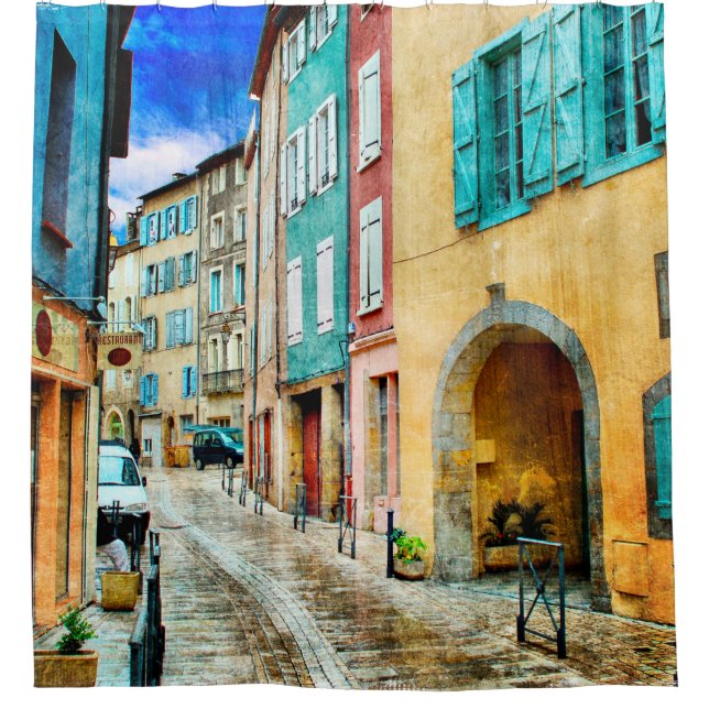 Cortina De Ducha Ancient architecture art (Anverso)