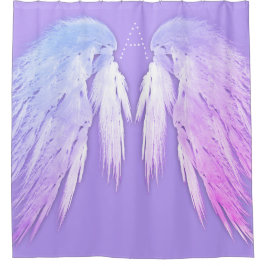 Cortina De Ducha ANGEL WINGS Fairy Purple Monograma