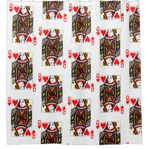 Cortina De Ducha Antigua Reina de los Corazones