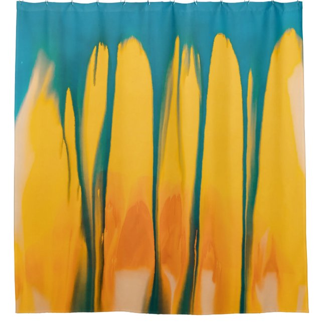 CORTINA DE DUCHA APARTADO AMARILLO Y AZUL (Anverso)