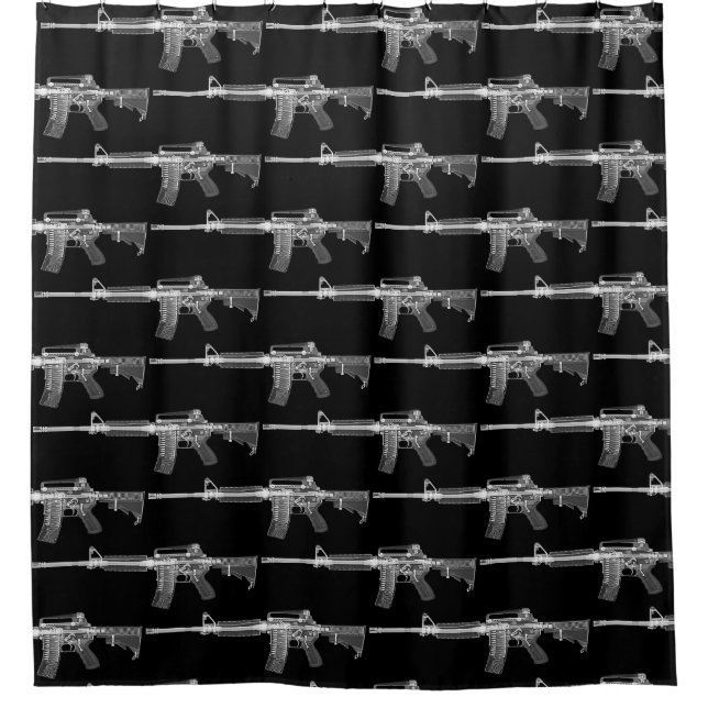 Cortina de ducha AR-15 (Anverso)