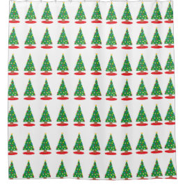 Cortina De Ducha Árboles de Navidad