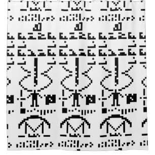 Cortina De Ducha Arecibo Binary Message 1974