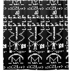 Cortina De Ducha Arecibo Binary Message 1974