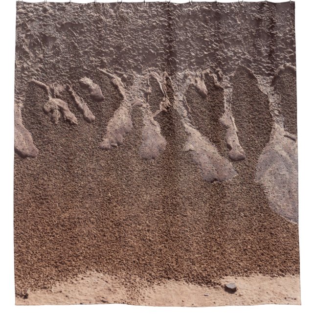 Cortina De Ducha Arena marrón (Anverso)