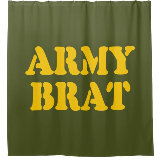 CORTINA DE DUCHA ARMY BRAT (Anverso)