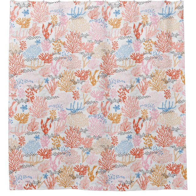 Cortina De Ducha Arrecife de coral (Anverso)