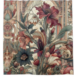 Cortina de ducha Art Nouveau