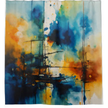 Arte cinematográfico | Azul y Naranja moderno