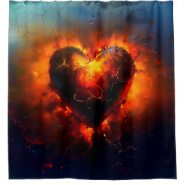 Cortina De Ducha Arte de corazón