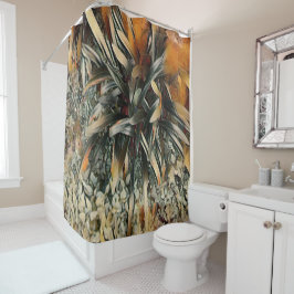 Cortina De Ducha Arte de flores