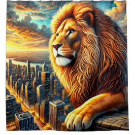 Cortina De Ducha Arte de león