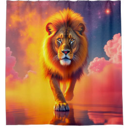 Cortina De Ducha Arte de león