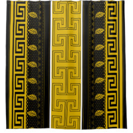 Cortina De Ducha Arte de línea clásico